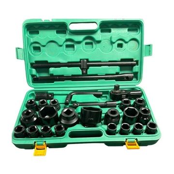 26 Piece Heavy Duty Hexagonal Socket And Wrench Tool Set