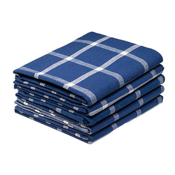 Bunty's Kitchen Towel - Design 2029 - 050x080cms - (05 Pc Pack) - Checks - Victoria Blue