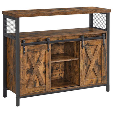 BARN STYLE CABINET STORAGE CUPBOARD - 2 DOOR