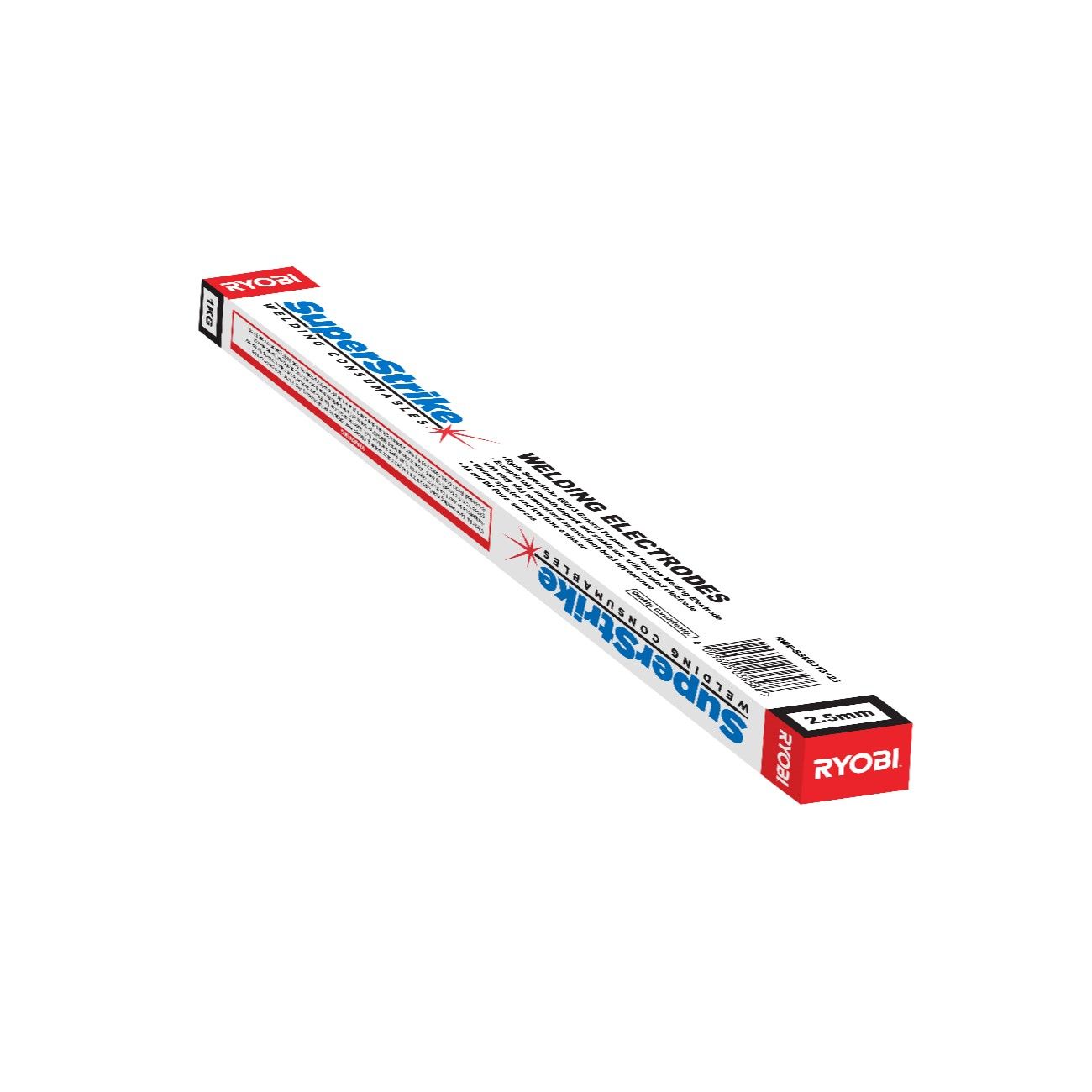 RYOBI Superstrike Mild Steel Electrode E 6013 2.5Mm X 1Kg