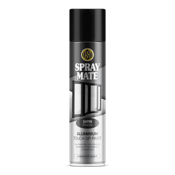 SPRAYMATE ALUMINIUM TOUCH UP BLACK SATIN 250ml