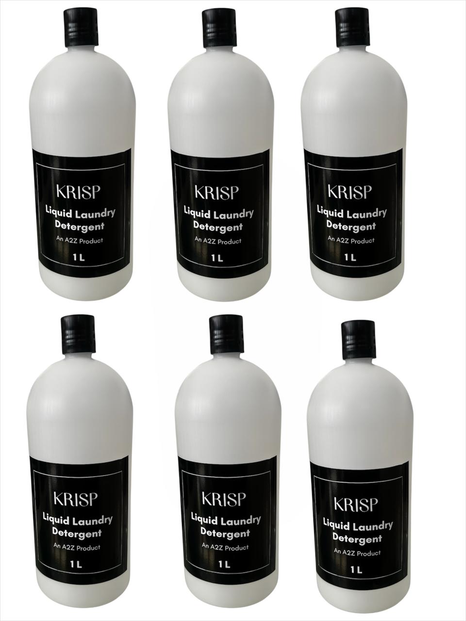 KRISPA2Z Liquid Laundry Detergent 1 L X 6
