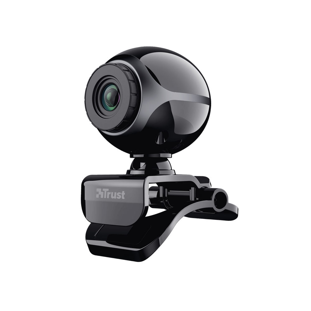 Trust Exis Webcam - Black/Silver