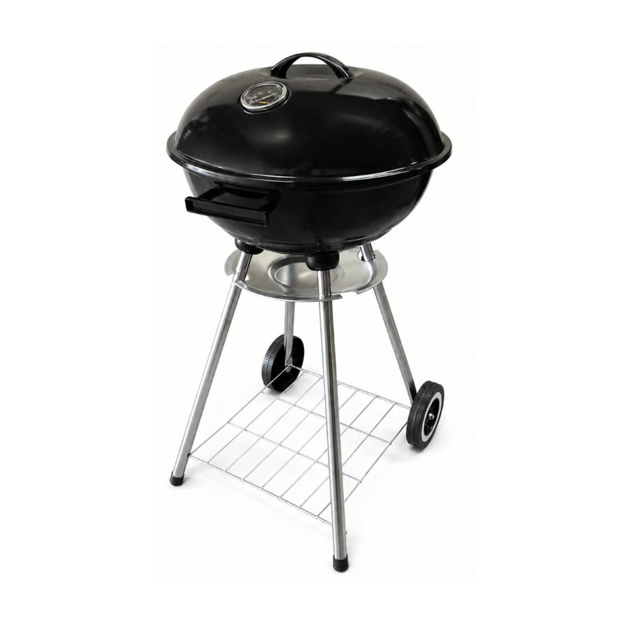 BraaiBoss 46cm Premium Charcoal Kettle Braai with Thermometer