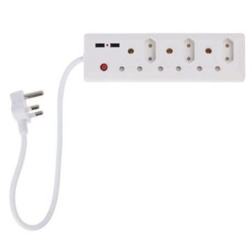 6 Way Multi - Plug with 2 USB's