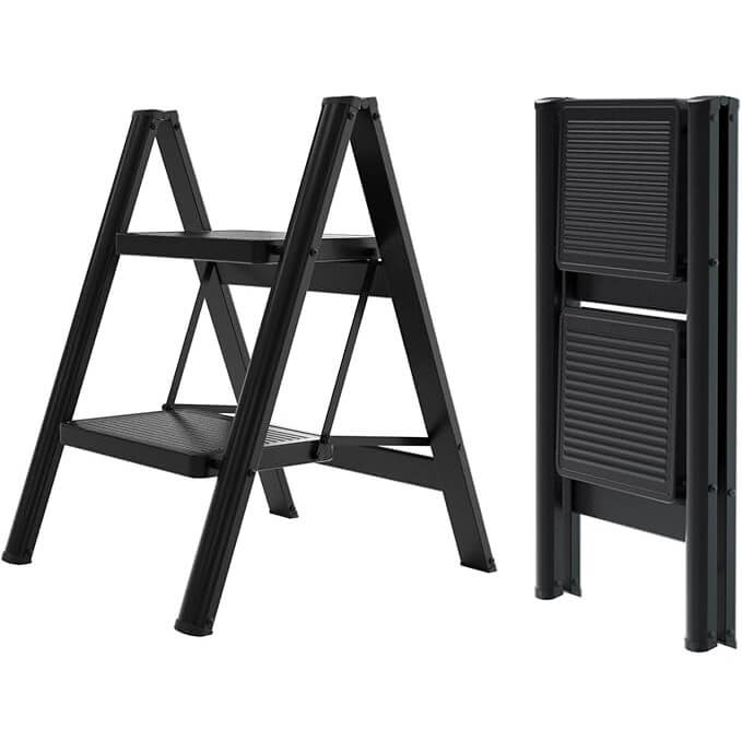 2 Step Anti Slip Folding Stepladder