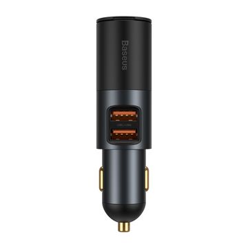 Baseus Share Together 120W 2 in 1 Car Charger - Black