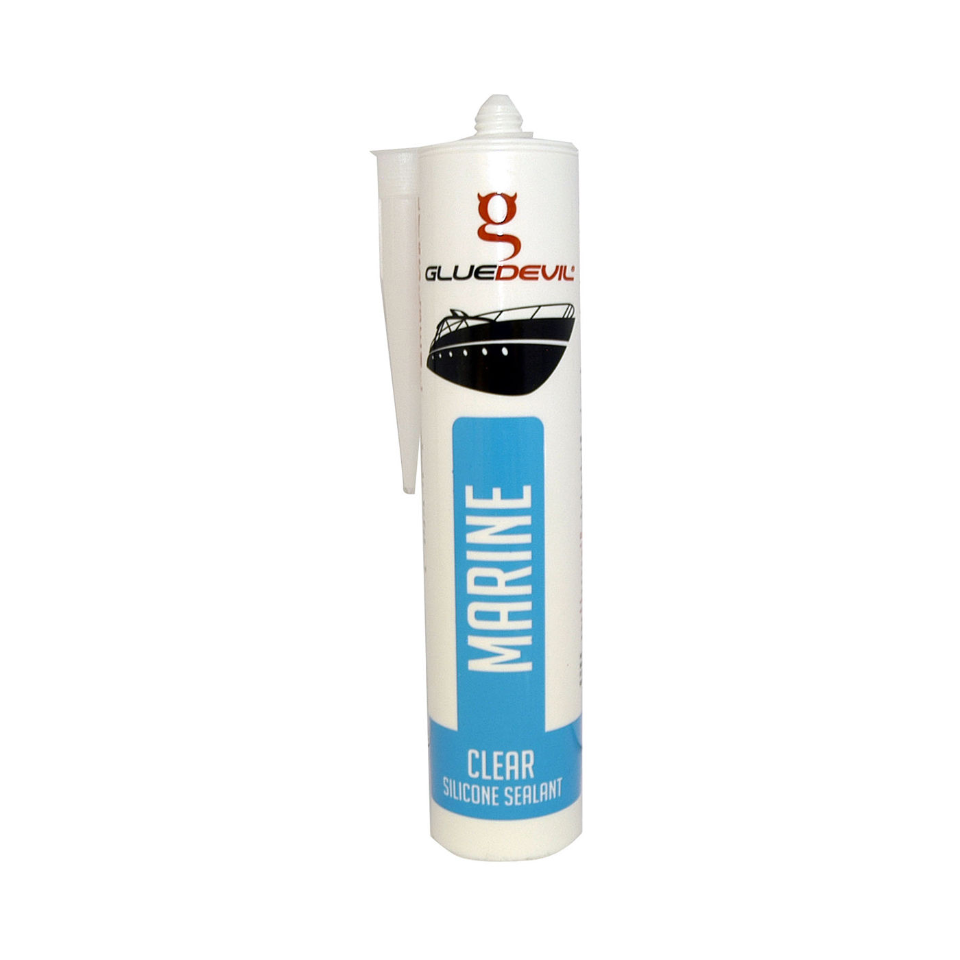 Glue Devil - Silicone - Marine - Clear - 280ml  - 10 Pack