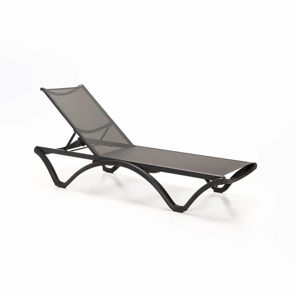Venice Sun Lounger – Lightweight Aluminium Frame with Textilene Mesh, All-Weather Outdoor Chair