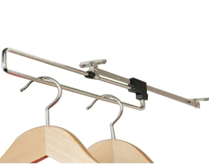 Woodly Wardrobe Pull Out, Nickel Plated, 400mm