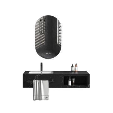 BATHROOM VANITY SET - MILAN - SPEARE BLACK