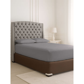 Simply Sleep - Everyday Collection Fitted Sheet - 90GSM - Gray Flannel - King XL (06Pc Pack)