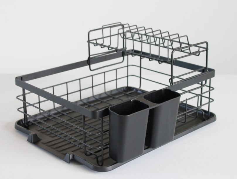 CATANIA 401 DISH DRAINER 2 TIER – MATT BLACK
