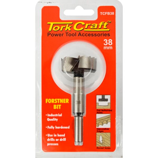 Forstner Bit 38Mm Carded