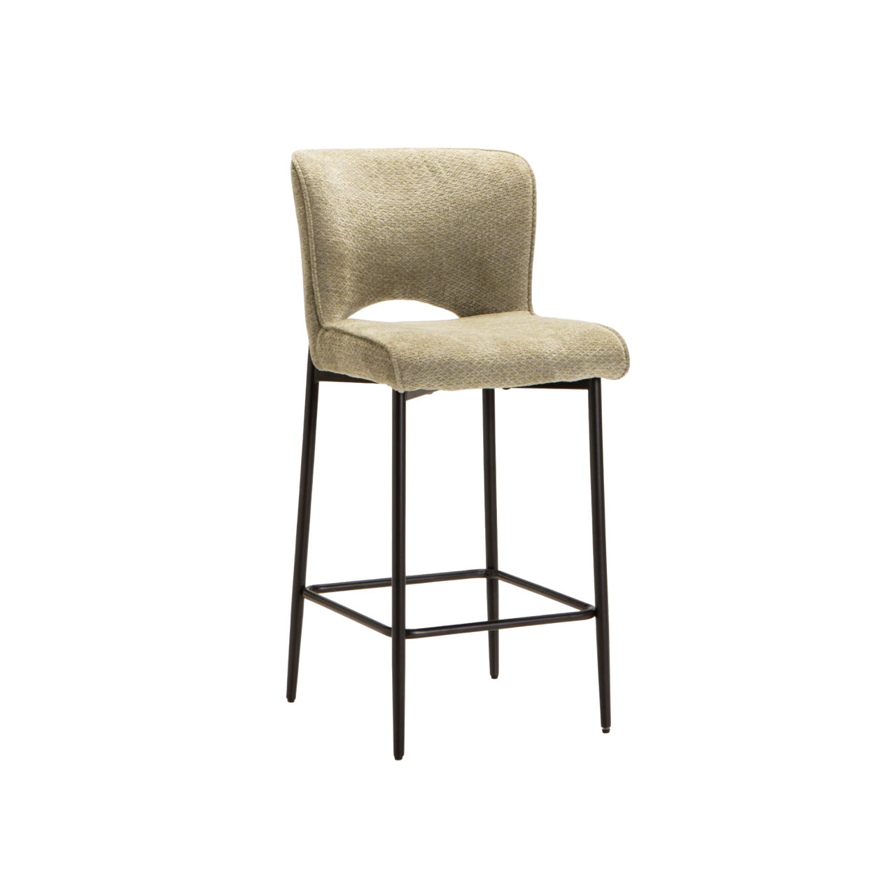 Vividitto - Martini Fabric Kitchen Stool - Mint