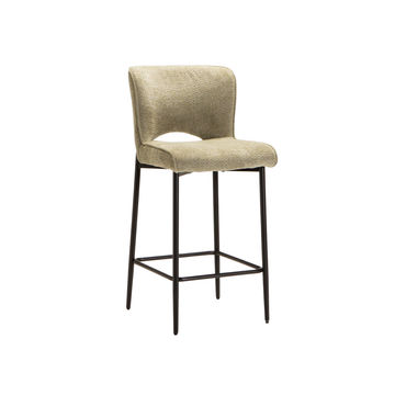 Vividitto - Martini Fabric Kitchen Stool - Mint