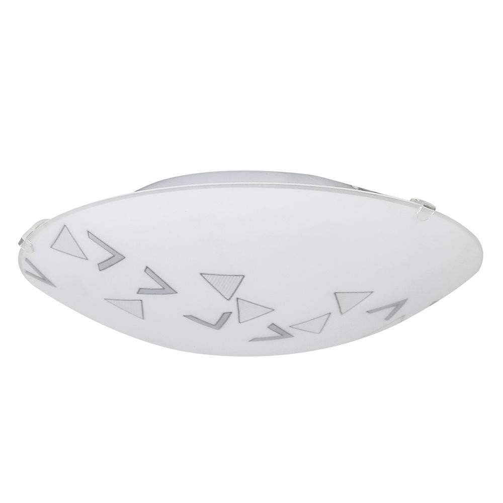 Eglo - Mars - Ceiling Light - Triangle Pattern - 250mm - White - 2 Pack