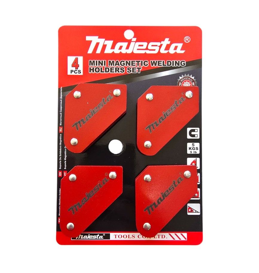 MAJESTA Welding Magnet 50mm Set 4 Pcs