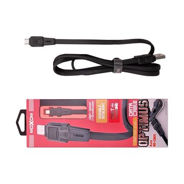 Cable - USB to Micro Moxom 1.2m CB29 2.4a black