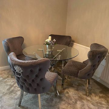 KC Furn- Nadia 4 Seater Dining Set