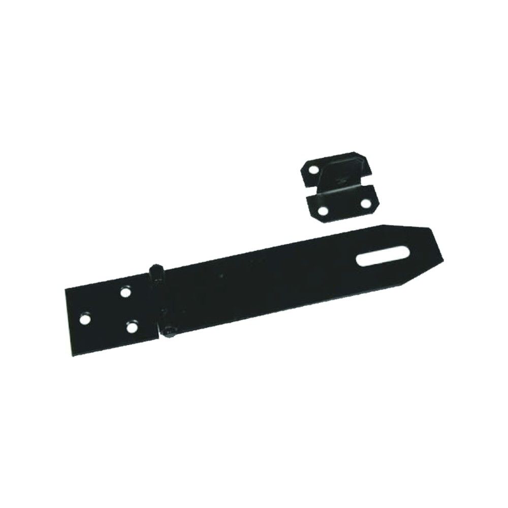 115mm Hasp & Staple Black Japan Plated