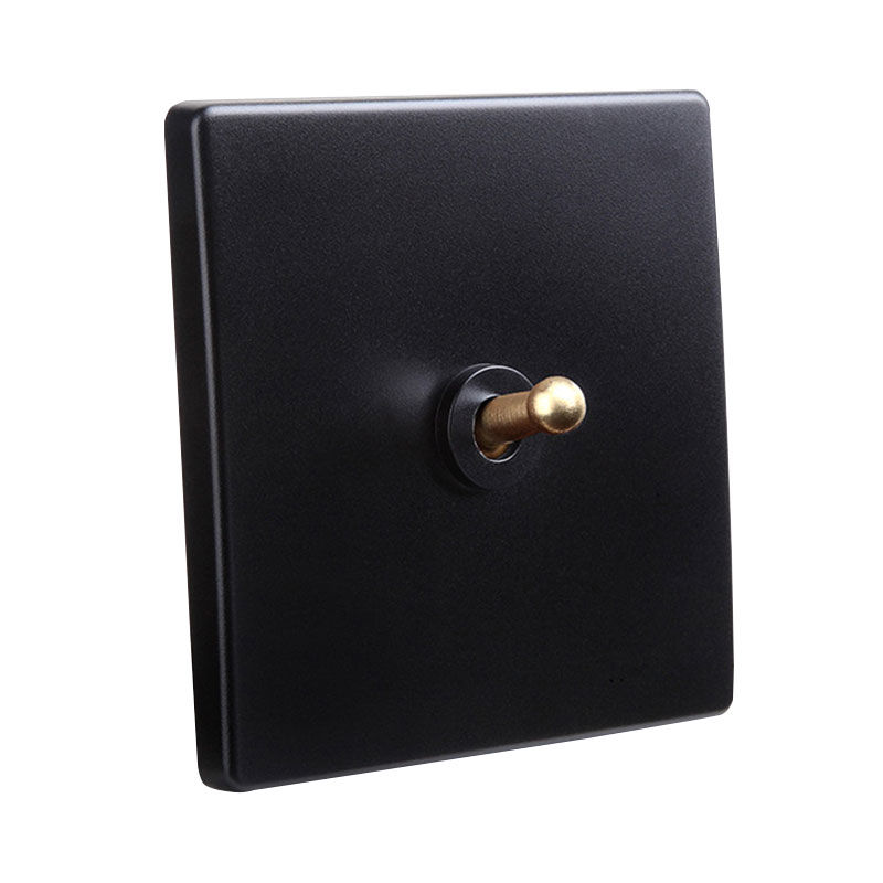 Classic Black with Brass Toggle, 1 Lever
