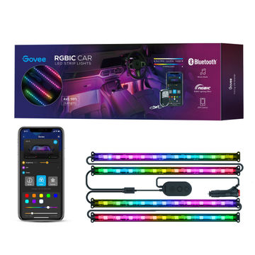 Govee RGBIC Interior Car Lights (30 Scene Mode + 4 Music Mode)