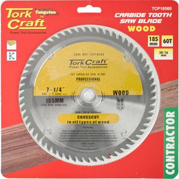 Blade Contractor 185X60T 20/16 Circular Saw Tct