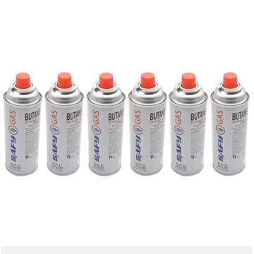 SAFY GAS - Butane Canisters 227g - 6 Pack