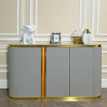 KC FURN Viviana Grey Sideboard Table
