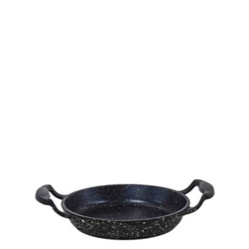 OMS 22cm Black Granite Egg Pan – Non-Stick Omelette & Frying Pan