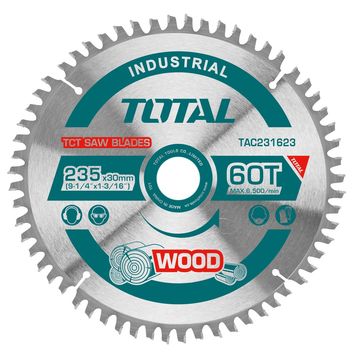TCT Saw Blade 235mm 60T Industrial, TOTAL TOOLS