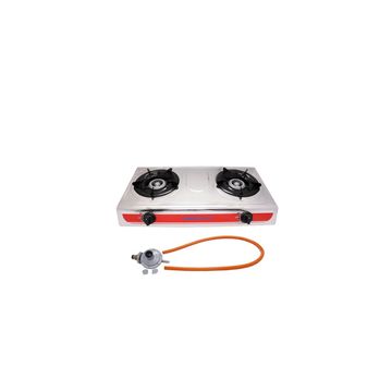SAFY - Double-Burner Gas Stove (Stainless-Steel Top) - RH-GS214
