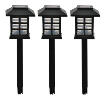 Solar Power LED Garden Light - 3 Pack