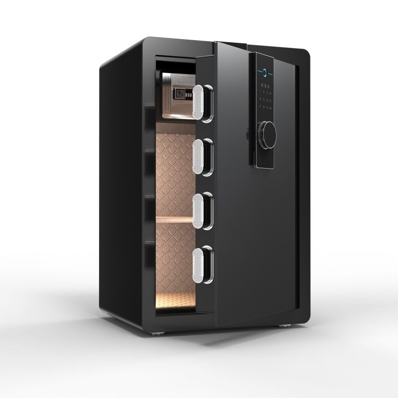 Steel 70cm High Electronic Vertical Touch Screen Biometric Fingerprint