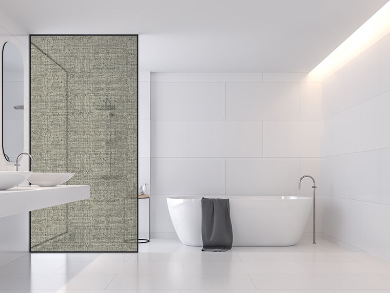 Frosted Vinyl Sticker For Your Shower Glass (glass not included)  Design: Stonehenge