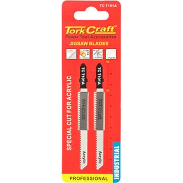 T-Shank Jigsaw Blade For Acrylic 2.0Mm 12Tpi 100Mm 2Pc