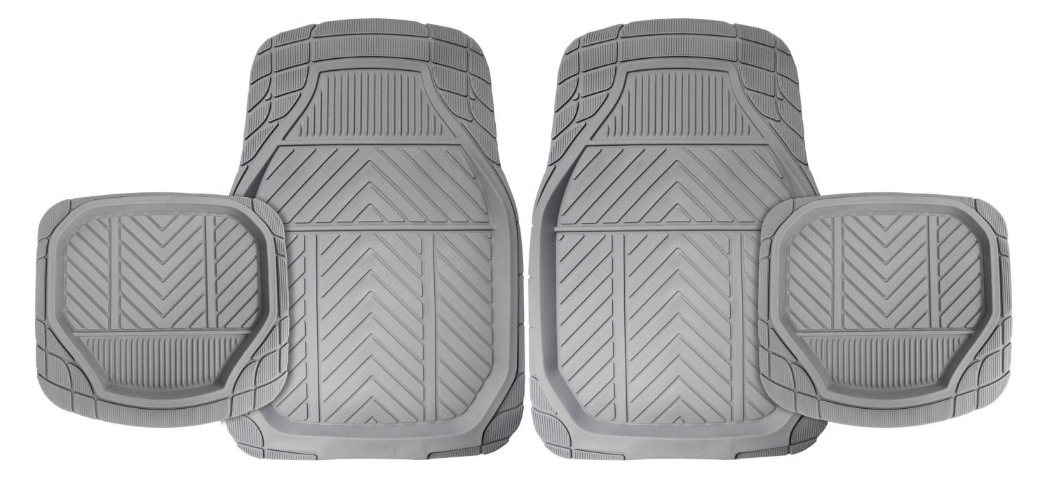 Stingray - 4Pc Deep Trough Mat Set (Grey)