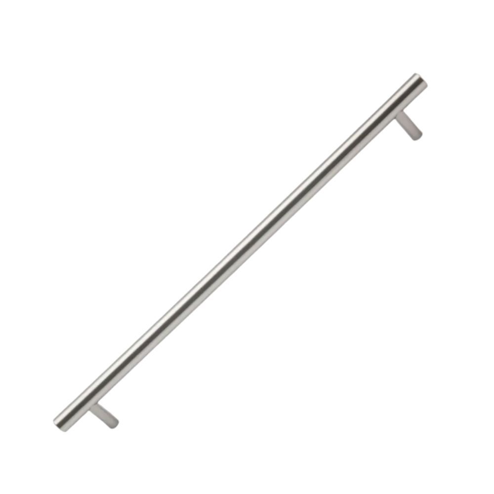 Pack of 6 x Steel Barrel Handle, Brushed Satin Nickel, 192mm
