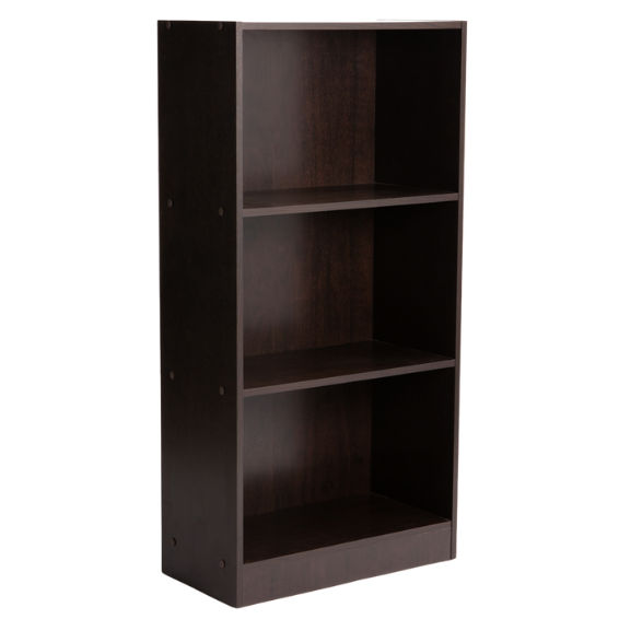 CYRUS 3 SHELF BOOKCASE - WENGE