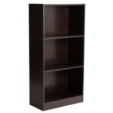 CYRUS 3 SHELF BOOKCASE - WENGE