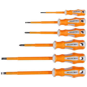 1000V Magnetic Tip Insulated Screwdriver Set (KTK0306) - Major Tech