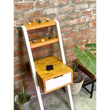 Camathele Leaning Side Table With Drawer 2.0