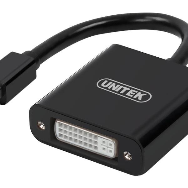 Unitek Mini Displayport To Dvi Converter - Black