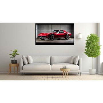 Canvas Wall Art - Chevrolet Corvette Vintage Car - B1568 [120 x 80 cm]
