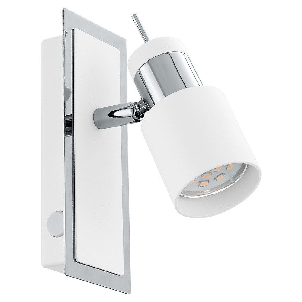 Davida - LED - 1 Light - Spot Light - 70mm - White/Chrome