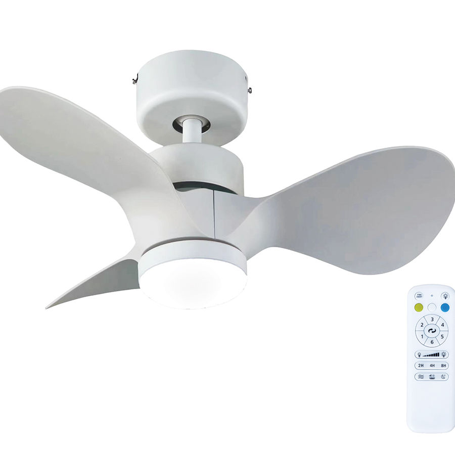 Echo Ceiling Fan 3 Blades CCT LED White