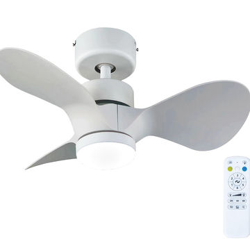 Echo Ceiling Fan 3 Blades CCT LED White