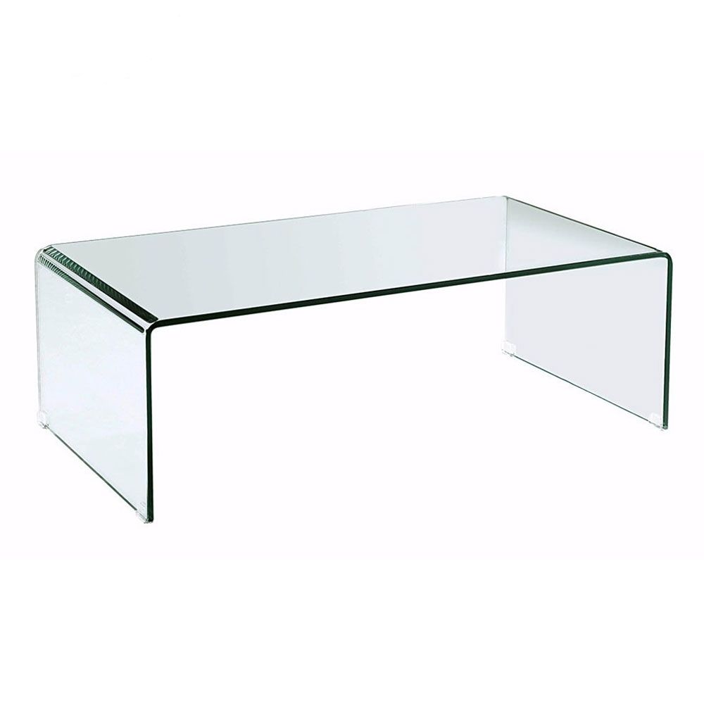 U Bend Glass Coffee Table