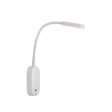 Eurolux Burj USB Wall Light 100mm White
